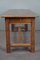 Antique French Oak Dining Table with Bread Board and Drawer 5