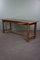 Antique French Oak Dining Table with Bread Board and Drawer 3
