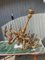 Lámpara de araña grande de madera con 8 brazos, Imagen 2