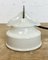 Vintage White Porcelain Pendant Light, 1970s, Image 9