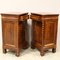 19th Century Louis Philippe Bedside Tables in Walnut, Italy, Set of 2 5