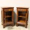 19th Century Louis Philippe Bedside Tables in Walnut, Italy, Set of 2 6