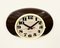 Vintage Brown Bakelite Wall Clock from Prim, 1970s 4