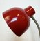 Industrial Red Gooseneck Table Lamp, 1960s, Image 3