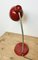 Industrial Red Gooseneck Table Lamp, 1960s 5