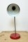 Industrial Red Gooseneck Table Lamp, 1960s 13