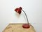 Lampada da tavolo industriale rossa, anni '60, Immagine 2