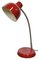 Industrial Red Gooseneck Table Lamp, 1960s, Image 1