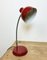 Industrial Red Gooseneck Table Lamp, 1960s 11