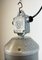 Industrielle schwarze Emaille Fabriklampe von Elektrosvit, 1960er 11