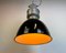 Lampe d'Usine Industrielle en Émail Noir de Elektrosvit, 1960s 20