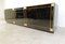 Hollywood Regency Lacquered and Brass Sideboard, 1970s, Image 8