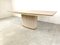 Brass and Travertine Dining Table, 1970s 2