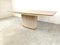 Brass and Travertine Dining Table, 1970s, Image 2