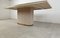 Brass and Travertine Dining Table, 1970s 7
