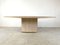 Brass and Travertine Dining Table, 1970s 9