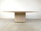 Brass and Travertine Dining Table, 1970s, Image 9