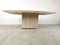 Brass and Travertine Dining Table, 1970s 4