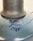 Lámpara de fábrica industrial de esmalte azul con superficie de hierro fundido, años 60, Imagen 15