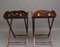19th Century Rosewood Folding Butlers Tray on Stands, 1880s, Set of 4 8