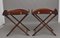 19th Century Rosewood Folding Butlers Tray on Stands, 1880s, Set of 4, Image 9