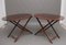 19th Century Rosewood Folding Butlers Tray on Stands, 1880s, Set of 4 13