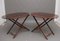 19th Century Rosewood Folding Butlers Tray on Stands, 1880s, Set of 4, Image 13