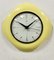 Reloj de pared vintage de baquelita amarilla de Metamec, años 70, Imagen 7