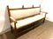 Italienisches Vintage Sofa aus Nussholz 3