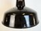 Industrial Black Enamel Factory Lamp with Cast Iron Top from Elektrosvit, 1950s 4