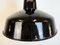Industrial Black Enamel Factory Lamp with Cast Iron Top from Elektrosvit, 1950s, Image 4