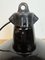 Industrial Black Enamel Factory Lamp with Cast Iron Top from Elektrosvit, 1950s 14