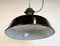 Industrial Black Enamel Factory Lamp with Cast Iron Top from Elektrosvit, 1950s 7