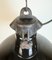 Industrial Black Enamel Factory Lamp with Cast Iron Top from Elektrosvit, 1950s 9