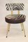Vintage Zebra Fabric Chair from Pelfran, 1953, Image 1