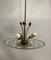 Deckenlampe aus Messing, 1950er 6