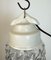 Vintage White Porcelain Pendant Light, 1970s, Image 3