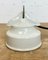 Vintage White Porcelain Pendant Light, 1970s 9