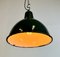 Industrial Green Enamel Factory Pendant Lamp, 1960s 15