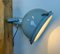 Industrial Grey Enamel Wall Lamp with Glass Cover, 1960s 25