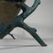 Early 20th Century Tree Branch Garden Bench with Cast Iron Uprights 18