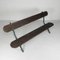 Early 20th Century Tree Branch Garden Bench with Cast Iron Uprights 12