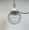 Vintage White Porcelain Pendant Light, 1970s 7