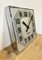 Vintage Swiss Square Wall Clock from Reform, 1950s 4