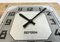 Vintage Swiss Square Wall Clock from Reform, 1950s 6