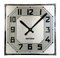 Vintage Swiss Square Wall Clock from Reform, 1950s 1