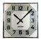 Vintage Swiss Square Wall Clock from Reform, 1950s, Image 1