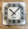 Vintage Swiss Square Wall Clock from Reform, 1950s 9