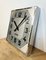Vintage Swiss Square Wall Clock from Reform, 1950s 3