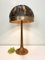 Lampada da tavolo Arts & Craft in ottone e ferro fatto a mano in stile Oscar Bach, anni '20, 1890, Immagine 2